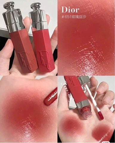 Son Dior 651 Addict Lip Tint Hồng Tự Nhiên ( tách set ko vỏ giấy) - Son Môi Siêu Nhẹ Không Vỏ Hộp - Độc Đáo và Sang Trọng