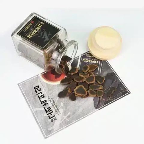 Hắc Sâm Khô Thái Lát Daedong Hàn Quốc 75g – Sâm Đen 6 Năm Tuổi, Thái Sẵn Tiện Dùng, Bồi Bổ Sức Khỏe