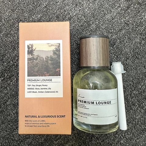 Nước hoa ô tô PREMIUM LOUNGE 160ml-Hoa nhài + Cổ Long) chống say xe, thơm phòng