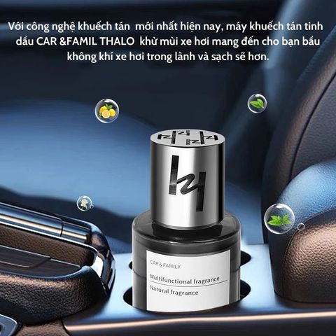 Nước hoa ôtô care home Fragrance chống say xe, làm Mát Không Khí Và Loại Bỏ Mùi Hôi Hương Thơm Nhẹ Lâu Dài