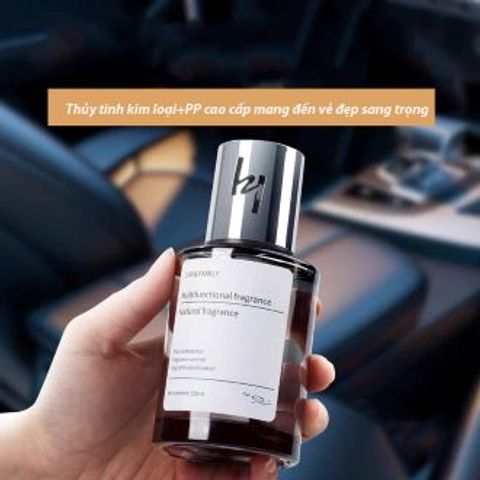 Nước hoa ôtô care home Fragrance chống say xe, làm Mát Không Khí Và Loại Bỏ Mùi Hôi Hương Thơm Nhẹ Lâu Dài