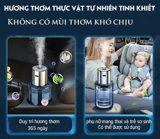 Nước hoa ôtô care home Fragrance chống say xe, làm Mát Không Khí Và Loại Bỏ Mùi Hôi Hương Thơm Nhẹ Lâu Dài