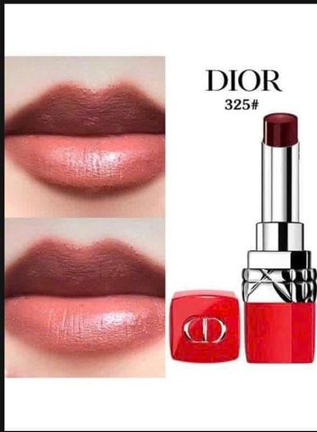 Son Dior 325 Ultra Tender Ultra Rouge Vỏ Đỏ - Son Môi Bóng Mềm Mại, Mọng Nhẹ, Phong Cách Thời Trang cao cấp