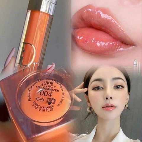 Son Dior 004 Lip Maximizer - Son Môi Căng Bóng, Plump Môi (Không Vỏ Hộp) - Sản Phẩm Nghệ Thuật Làm Đẹp của Dior