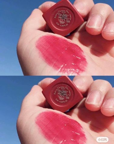 Son Dior 771 Addict Lip Tattoo ( tách set ko vỏ giấy) - Son Môi Đỏ Berry Tươi, Bám Lâu, Không Vỏ Hộp - Mỹ Phẩm Cao Cấp