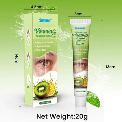 Mụn Thịt Quanh Mắt - Kem Mắt Vitamin E Nguyên Chất Giảm Thâm, Xóa Nhăn, Căng Bóng