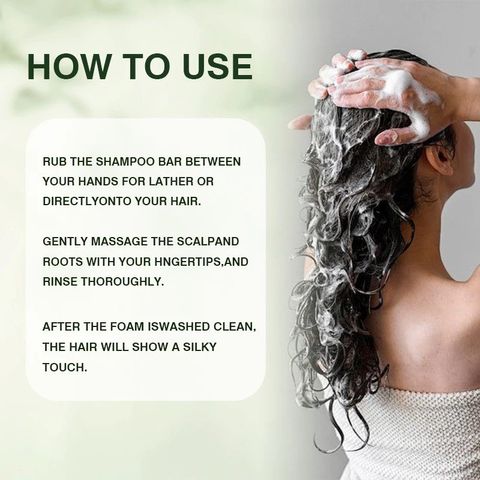 Xà phòng gội đầu thảo mộc Usmam Nuôi dưỡng da đầu làm tóc bóng mượt, làm sạch nuôi dưỡng chân tóc, giúp tóc mềm mượt