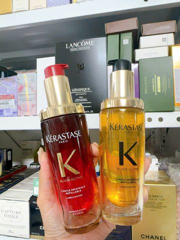 [Unbox] Dầu Dưỡng Tóc Kerastase Elixir Ultime Lhuile Originale