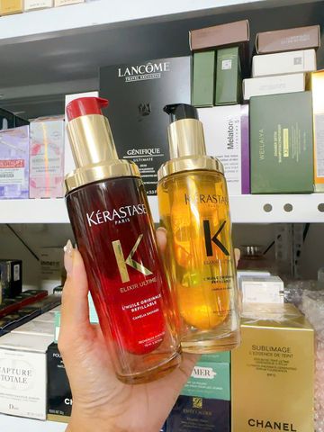 [Unbox] Dầu Dưỡng Tóc Kerastase Elixir Ultime Lhuile Originale