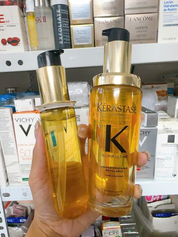 [Unbox] Dầu Dưỡng Tóc Kerastase Elixir Ultime Lhuile Originale