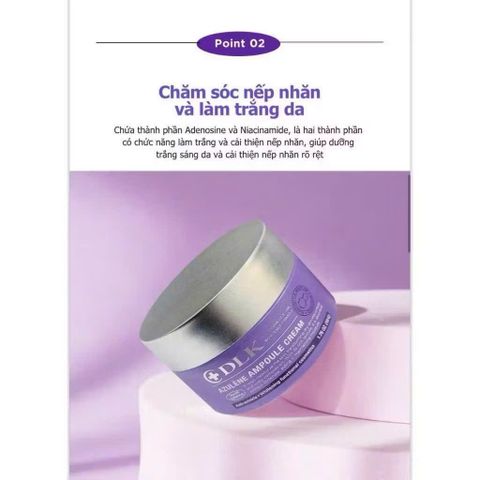 (CHÍNH HÃNG) Kem Dưỡng Da DLK Azulene Ampoule Cream Hỗ Trợ Phục Hồi Và Làm Dịu Da Nhạy Cảm - 50g