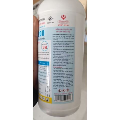HANTOX 200 1LÍT DIỆT MUỖI, RUỒI, MUỖI, KIẾN, GIÁN, BỌ CHÉT VÀ LOẠI CÔN TRÙNG, Trong Chăn Nuôi Và Trang Trại Cấp Phép