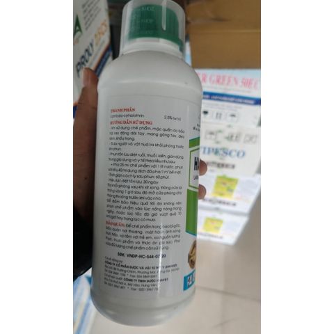 HAN-LAMBDA2.5CS 1 LÍT Chuyên tiêu diệt côn trùng gây hại như muỗi (muỗi bệnh sốt xuất huyết, sốt rét),ruồi, kiến,và gián