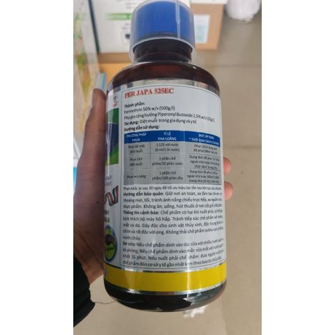 PER JAPA525EC 1 LÍT THUỐC DIỆT MUỖI VÀ CÔN TRÙNG  chuyên dụng dùng trong y tếvà Nông Nghiệp, sản xuất CN Nhật Bản