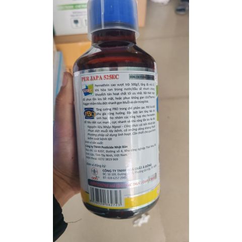 PER JAPA525EC 1 LÍT THUỐC DIỆT MUỖI VÀ CÔN TRÙNG  chuyên dụng dùng trong y tếvà Nông Nghiệp, sản xuất CN Nhật Bản