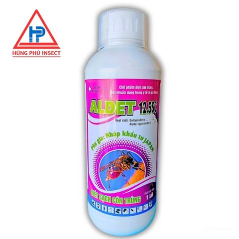 ALDET12.5SC 1LÍT NHẬT BẢN Diệt sạch ruồi,muỗi,kiến,gián,bọ chét,ve,mạt và loại côn trùng gây hại chuồng trại, chăn nuôi