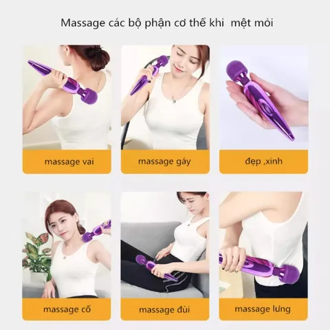 Máy đánh tan bọng mắt, làm thon gọn gương mặt cầm tay nhỏ gọn, có sạc pin