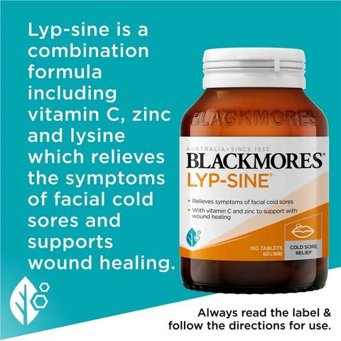 Viên Uống Blackmores Lypsine Hỗ Trợ Giảm Nhiệt Miệng 30 Viên - Vitamin Tổng Hợp Từ Úc, Giúp Làm Lành Vết Thương Miệng hiệu quả 625417