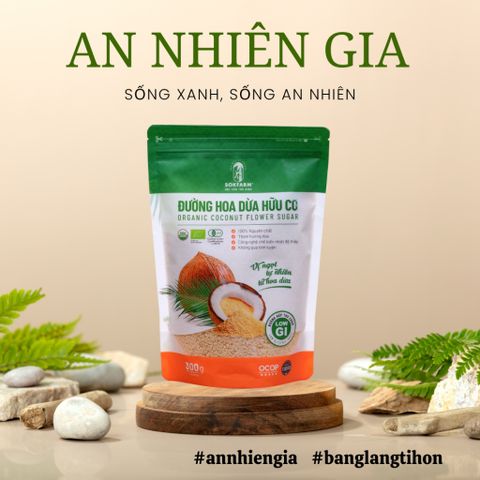 Đường Hoa Dừa Hữu Cơ Sokfarm 300g 625721