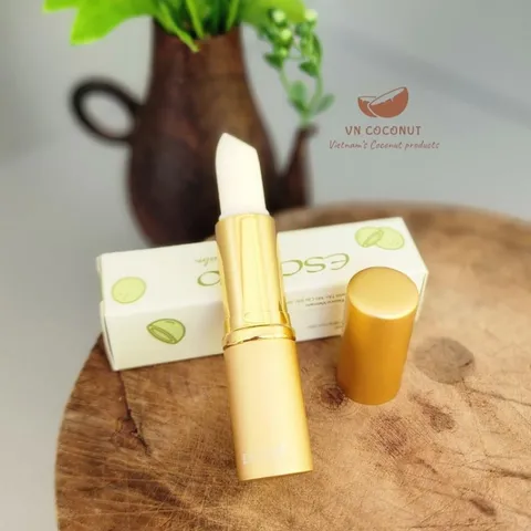 Date 6/26 Son dừa dưỡng môi Escoco coconut Lip Balm