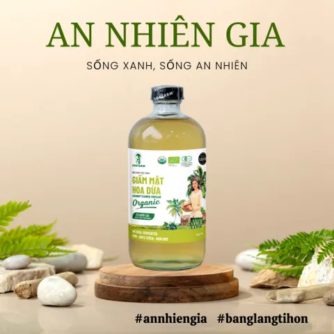 Giấm mật hoa dừa organic Sokfarm 1 lít 625737