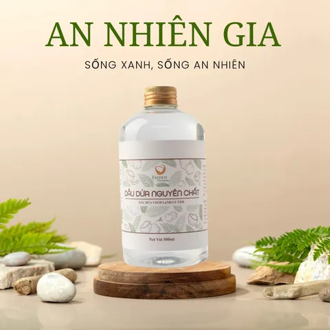Dầu dừa tách lạnh ly tâm Coconut Oil Cold Pressed Escoco Vietnam