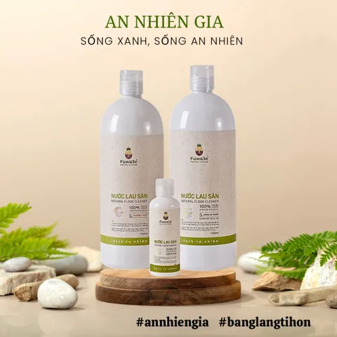 Nước lau sàn Fuwa3e - Hương sả chanh (1 lít)