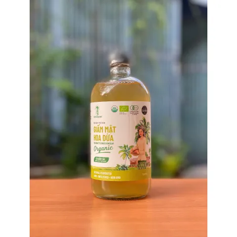 Giấm mật hoa dừa organic Sokfarm 265ml