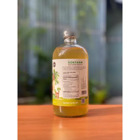 Giấm mật hoa dừa organic Sokfarm 265ml