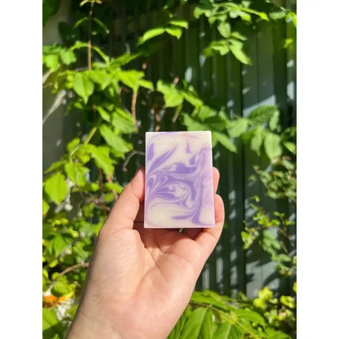 Xà bông Dừa Hương Hoa Oải Hương (Lavender) - Xà phòng thiên nhiên Handmade Soap
