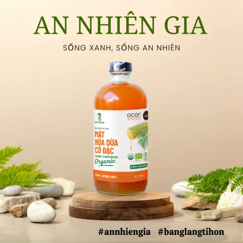 Mật hoa dừa cô đặc organic Sokfarm 685g