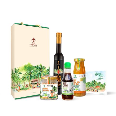 Hộp Quà Tặng Hạnh Phúc Sokfarm - Quà tặng organic