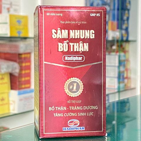 SÂM NHUNG BỔ THẬN -HỘP 60 viên