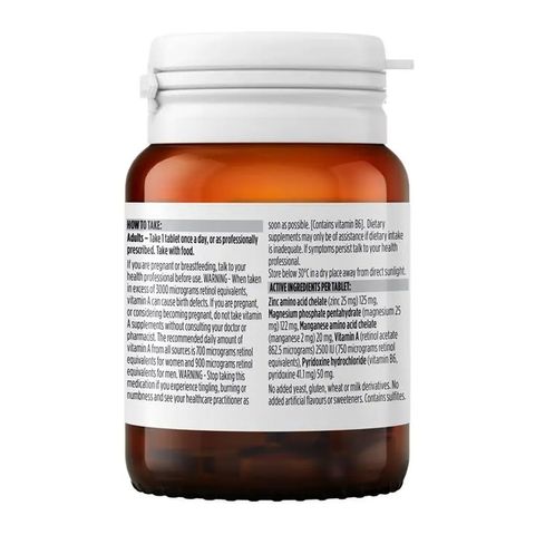 Viên Kẽm Tự Nhiên Blackmores Bio Zinc 84 Viên - Tăng Cường Đề Kháng, Hỗ Trợ Làm Đẹp Da và Giảm Mụn Trứng Cá 625864