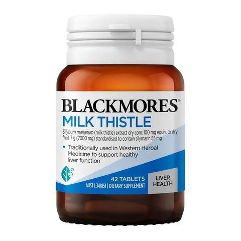 Viên uống Blackmores Milk Thistle 42 viên - Hỗ trợ chức năng gan, giải độc tự nhiên, sản phẩm chăm sóc sức khỏe từ Úc 625868