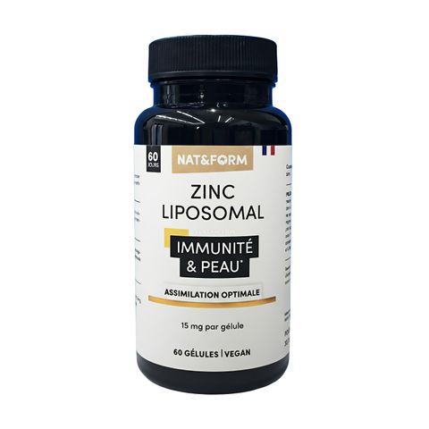 Kẽm Liposomal Nat&Form 15mg (60 viên)