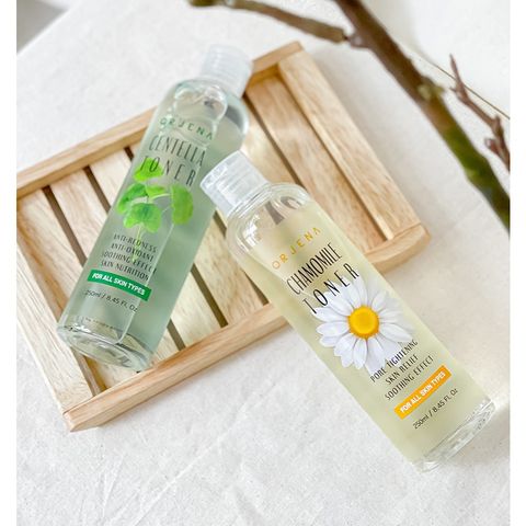 Nước hoa hồng Orjena 250ML chiết xuất Collagen săn chắc da, hoa cúc, rau má làm dịu, thẩm thấu dưỡng chất tức thì