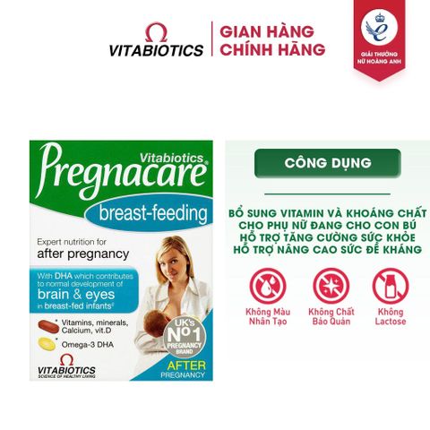 Vitamin Tổng Hợp Pregnacare Breastfeeding 84 Viên - Hỗ Trợ Lợi Sữa và Sức Khỏe Mẹ Sau Sinh - Dinh Dưỡng Từ Anh 626171