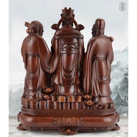 (Size 32 cm) Tượng trang trí nhà cửa tam đa Phúc Lộc Thọ, quà tặng tân gia cao cấp, vật phẩm phong thủy