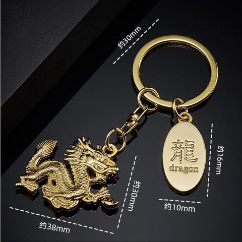 Móc khóa rồng vàng, móc khóa 12 con giáp