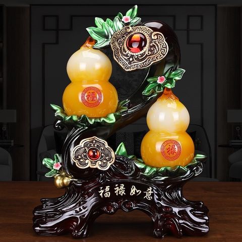 Tượng trang trí decor phòng khách, quà tặng hình hồ lô nhiều mẫu