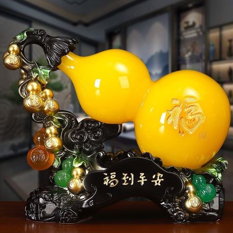 Tượng trang trí decor phòng khách, quà tặng hình hồ lô nhiều mẫu