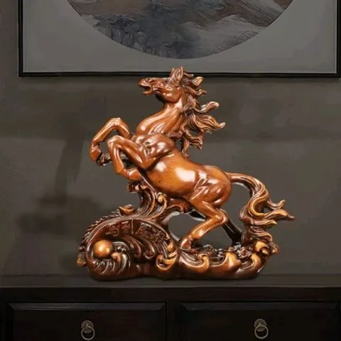 Tượng ngựa mã đáo thành công cao 22 cm