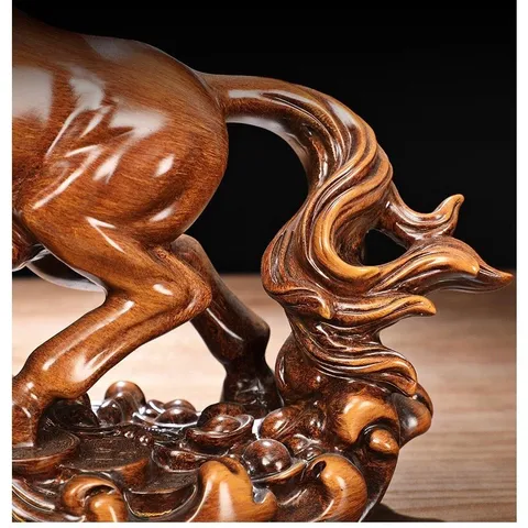 Tượng ngựa mã đáo thành công cao 22 cm