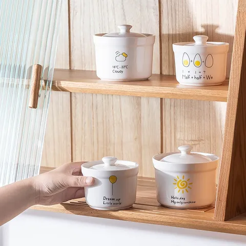 [SIZE LỚN] Cốc chưng yến, hũ chưng yến, cốc sứ, bát sứ có nắp đậy