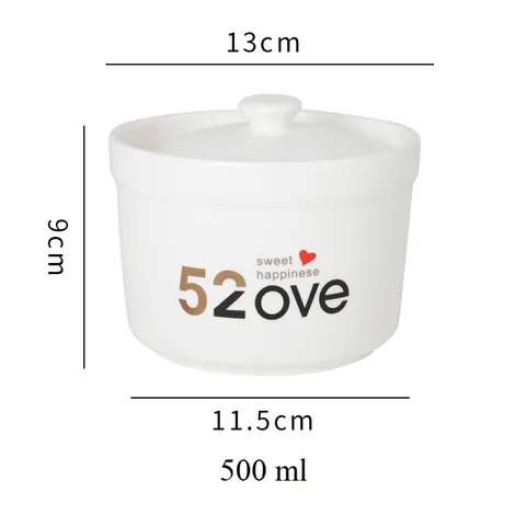 [SIZE LỚN] Cốc chưng yến, hũ chưng yến, cốc sứ, bát sứ có nắp đậy