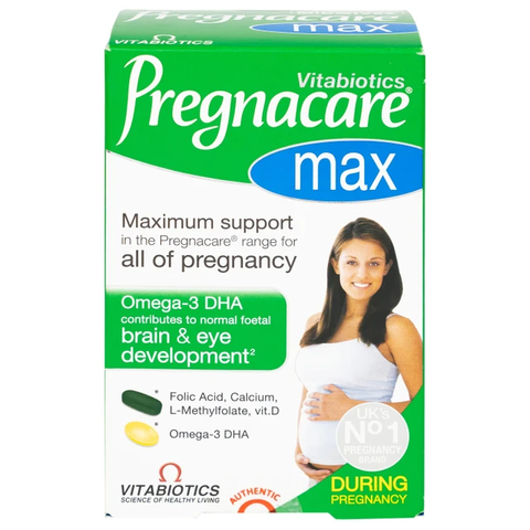 Vitamin Bầu Pregnacare Max 84 Viên - Dinh Dưỡng Hoàn Chỉnh Cho Mẹ Bầu - Giúp Phát Triển Thai Nhi và Sức Khỏe Mẹ