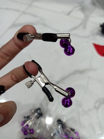 Combo 2 chiếc kẹp chuông lục lạc thú cưng có thể điều chỉnh được lực kẹp