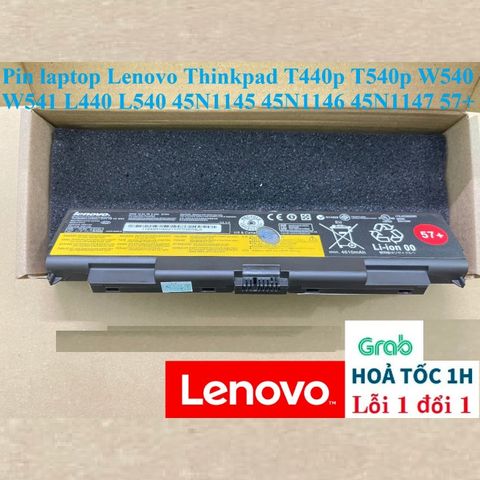 Pin laptop Lenovo Thinkpad Zin T440p T540p W540 W541 L440 L540 45N1145 45N1146 45N1147 57+ 384632