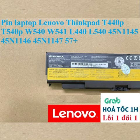 Pin laptop Lenovo Thinkpad Zin T440p T540p W540 W541 L440 L540 45N1145 45N1146 45N1147 57+ 384632